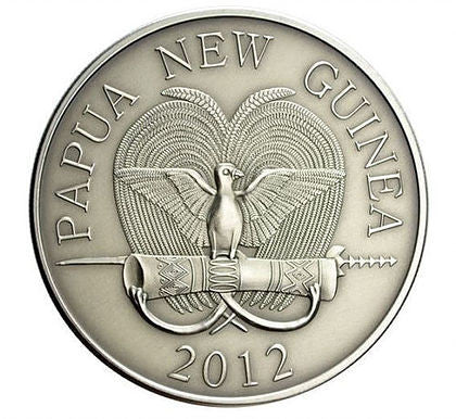 2012 Papua New Guinea 1 Ounce Spiny Anteater Silver Proof Coin
