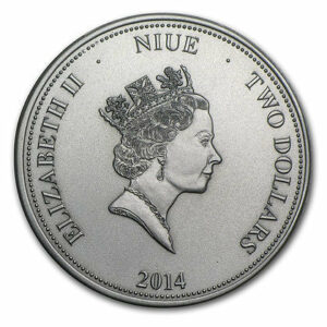 2014 Niue 1 Ounce Capricorn Alpine Ibex Ultra High Relief Silver Coin Set