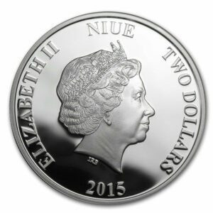 2015 Niue 1 Ounce Lunar Goat Silver Proof Coin Set