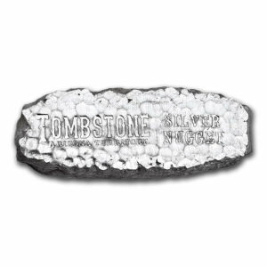 10 Oz Tombstone Nugget .999 Silver Bar - Art in Coins