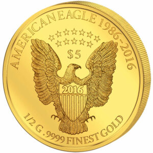 2016 Fiji 4 X 1/2 Gram Smart Collection Eagle Shield Gold Proof Coin