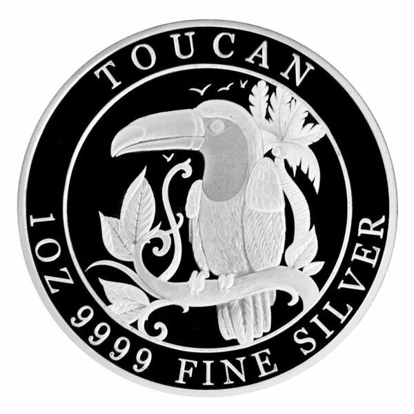 2018 Niue 1 Ounce Toucan .9999 Reverse Proof Silver Coin - Art in Coins