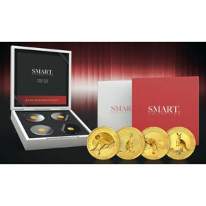 2018 Solomon Islands 4 X 1/2 Gram Smart Collection Kangaroo .9999 Gold Proof Coin Set - Art in Coins