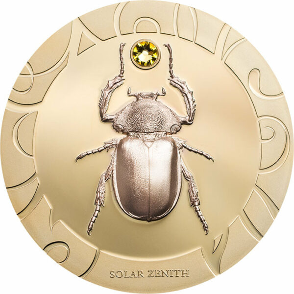 2017 Cook Islands 3 X 1 Ounce Scarab Beetle Selection III Solar Zenith Silver Proof Coin
