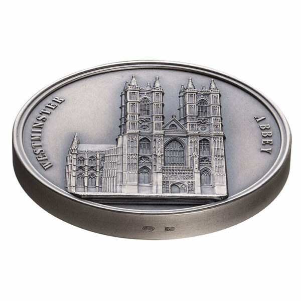 2018 Benin 100 Gram Mauquoy Westminster Abbey Infinity Minting High Relief Silver Coin Set
