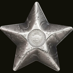 2018 Palau 1 Ounce Silver Charms Twinkling Star Antique Finish .999 Silver Coin