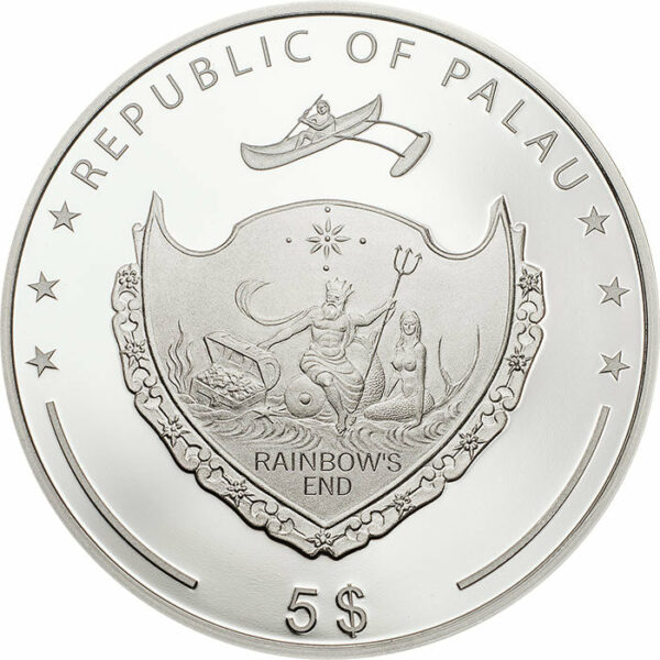 2019 Palau 1 Ounce - Ounce of Luck Silver Proof Coin