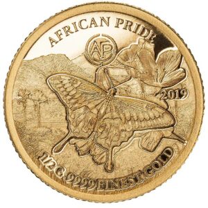 2019 African Pride 13 Nation 13 X 1/2 Gram .9999 Gold Proof Coin Collection
