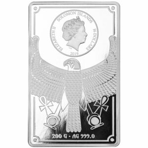 2019 Solomon Islands 200 Gram Silver & 12 Gram Gold Masterpieces Cleopatra Coin Set