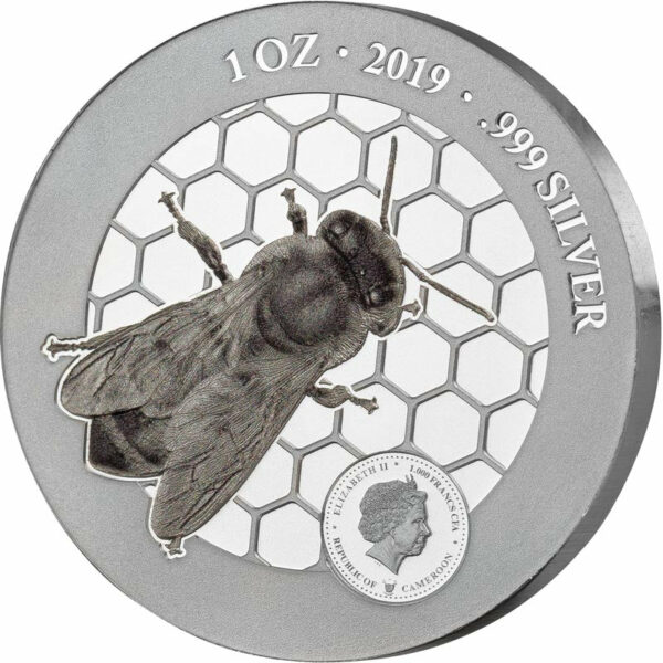 2019 Honey Bees Silver Coin