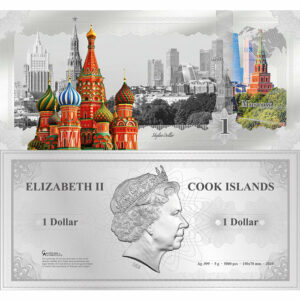 2019 Skyline Dollars Moscow Silver Bank Note