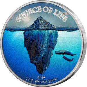 2019 Benin Source of Life Water Silver Coin