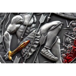 Legendary Warriors Spartan Hoplite Silver Coin