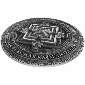 2019 Niue Ancient Calendars Kalachakra Mandala Silver Coin