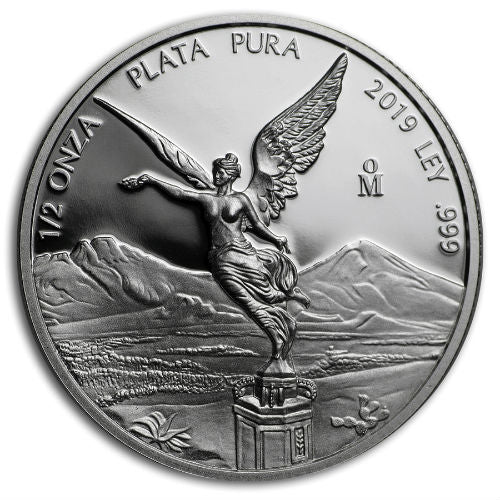 2019 1/2 Onza Mexican Libertad Silver Proof Coin