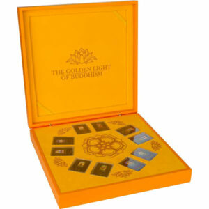 2019 Fiji 10 X 1/2 Gram Golden Light of Buddhism Colored Proof-like Gold Coin Collection
