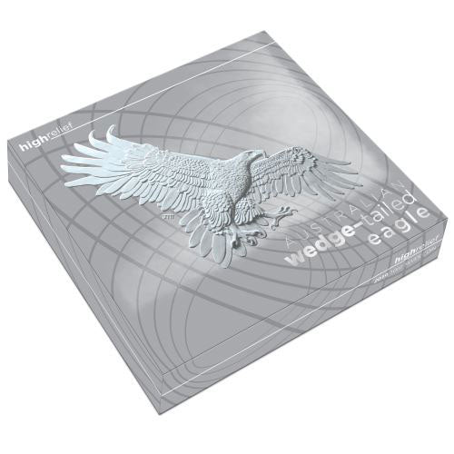 10 Ounce Wedge-Tailed Eagle High Relief Silver Proof Coin