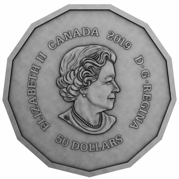 Centennial Flame of Canada Silver Coin
