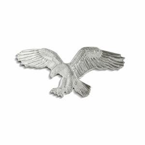2019 Solomon Islands 1 Ounce Hunters of the Sky Bald Eagle .9999 Shaped Silver Coin