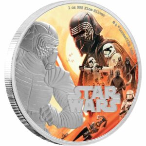 2019 Niue 1 Ounce The Rise of Skywalker - Kylo Ren Colored Silver Proof Coin