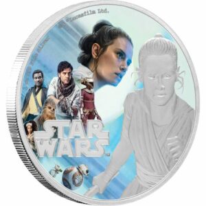 2019 Niue 1 Ounce The Rise of Skywalker - Rey Colored Silver Proof Coin
