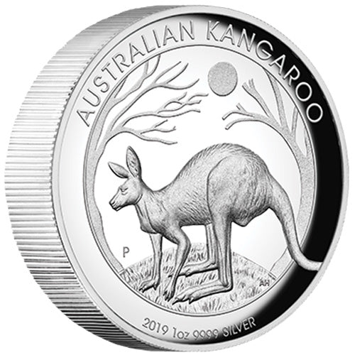 2019 Kangaroo High Relief Silver Proof Coin