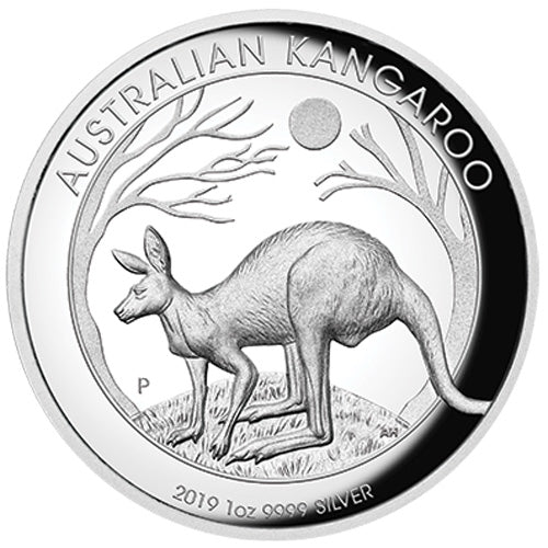 2019 Australia Kangaroo High Relief Silver Proof Coin