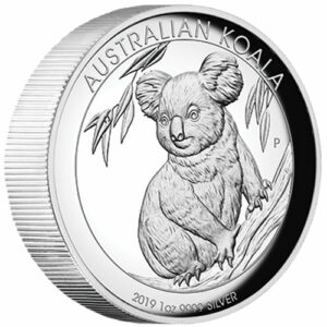 2019 Australia High Relief Koala Silver Proof Coin