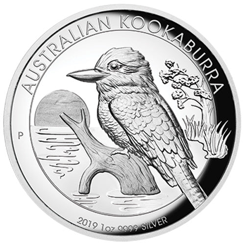 2019 Australia 1 Ounce Kookaburra High Relief Silver Proof Coin