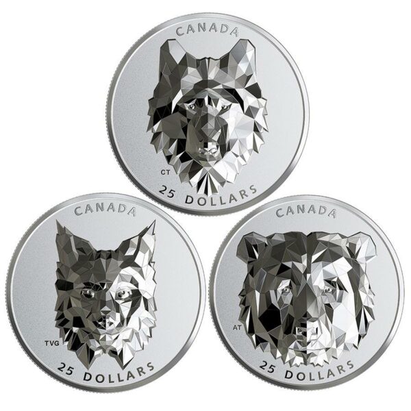 Multifaceted Animal Head Series Silver Proof Coin
