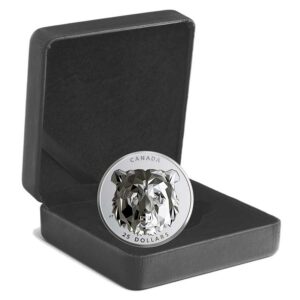 2019 Canada 1 Ounce Multifaceted Animal Head Lynx Silver Proof Coin