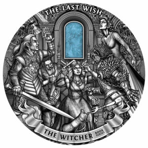 2019 Niue 1 Kilogram Witcher The Last Wish High Relief Antique Finish Silver Coin