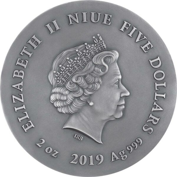 2019 Niue Long Eared Owl Silver Coin
