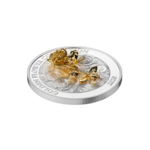 2020 Samoa Golden Flower Rose Silver Coin