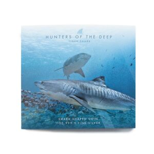 2020 Solomon Islands Hunters of the Deep Tiger Shark Silver Coin