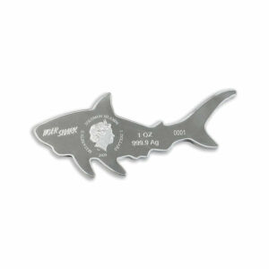 Hunters of the Deep Tiger Shark Silver Coin