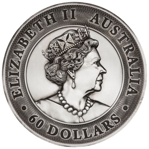 2020 2 Kilo Kookaburra High Relief Silver Coin