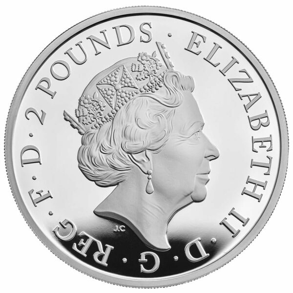 Queen's Beasts White Horse of Hanover Silver Proof Coin