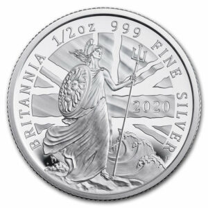 2020 Great Britain 1/2 Ounce Silver Proof Coin