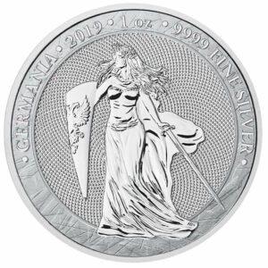 2019 Germania Mint 1 Ounce WMF 2020 Germania 5 Marks .9999 Silver Round