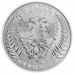 2019 Germania Mint 1 Ounce WMF 2020 Germania 5 Marks Silver Round