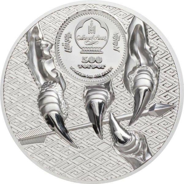 2020 Mongolia Majestic Eagle .999 Silver Proof Coin