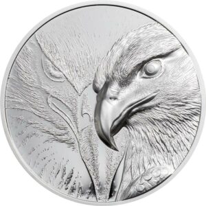 2020 Mongolia 1 Ounce Majestic Eagle Silver Proof Coin