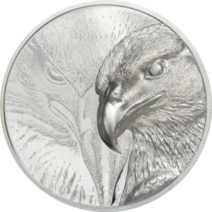 2020 Mongolia 3 Ounce Majestic Eagle .999 Silver Proof Coin