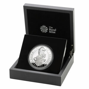 2020 Great Britain 5 Ounce White Horse of Hanover Queen's Beasts Silver Proof Coin