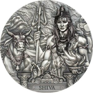 2020 Cook Islands 3 Ounce Shiva Protector of the Universe Silver Coin