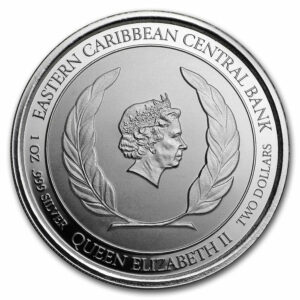 2018 St. Lucia 1 Ounce Flamingo Proof-Like Silver Coin
