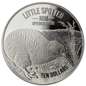 2018 5 Ounce Little Spotted Kiwi Silver Proof Coin
