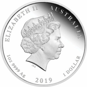 2019 Australia 1 Ounce Lunar Pig Silver Proof Coin