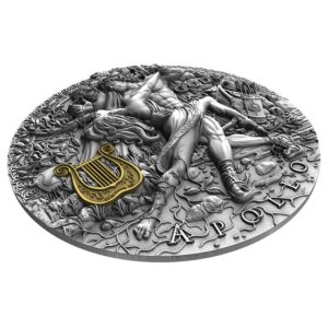 2020 Gods Apollo High Relief Silver Coin